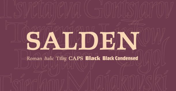 Salden Font
