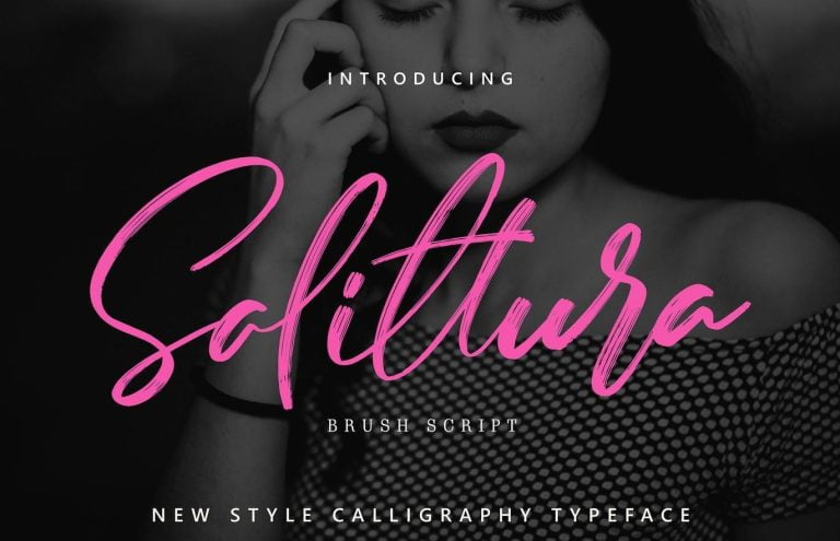 Salittura Brush Script Font Free Download