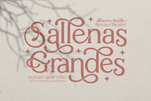 Sallenas Grandes Font