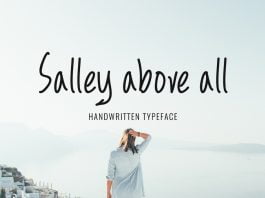 Salley Above All Font