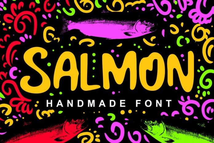 Salmon Fancy Font