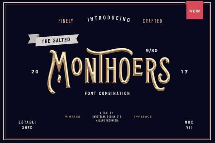Salted Monthoers Font