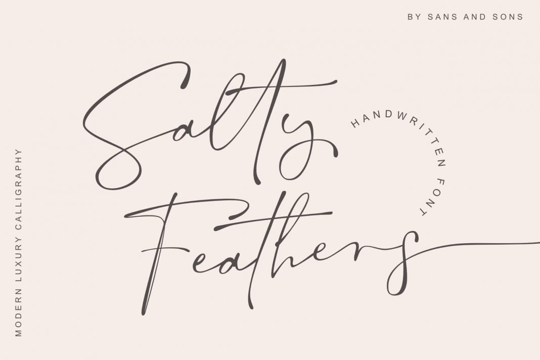Salty Feathers Font