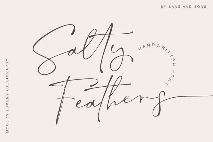Salty Feathers Font
