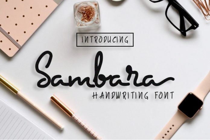 Sambara Handwriting Font