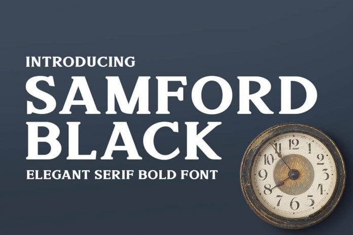 Samford Black Font