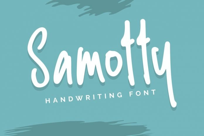 Samotty - Handwriting Font