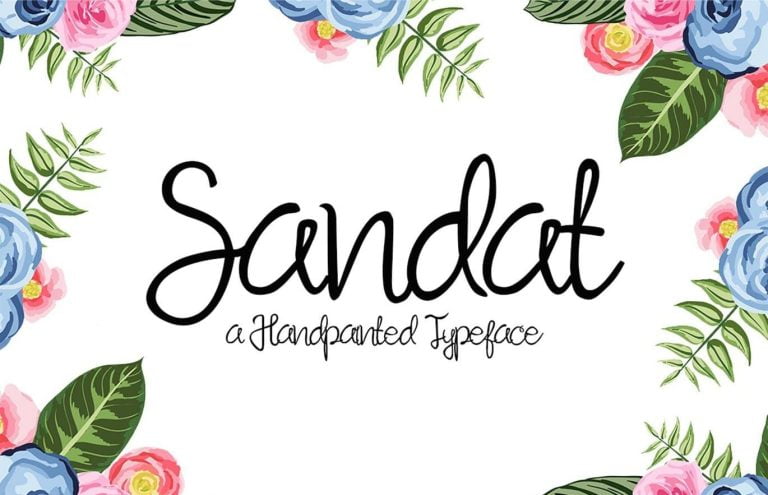 Sandat Script Font Free Download