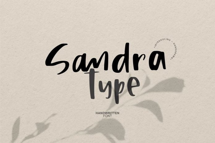 Sandra Type Handwritten Font