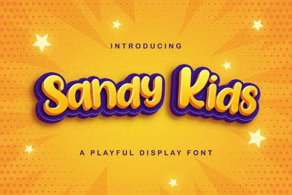 Sandy Kids Font
