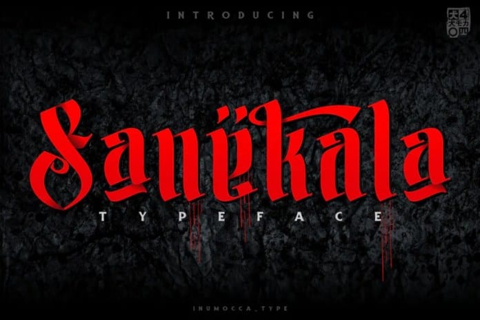 Sanekala Typeface Font