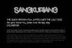 Sangkuriang Monoline Script