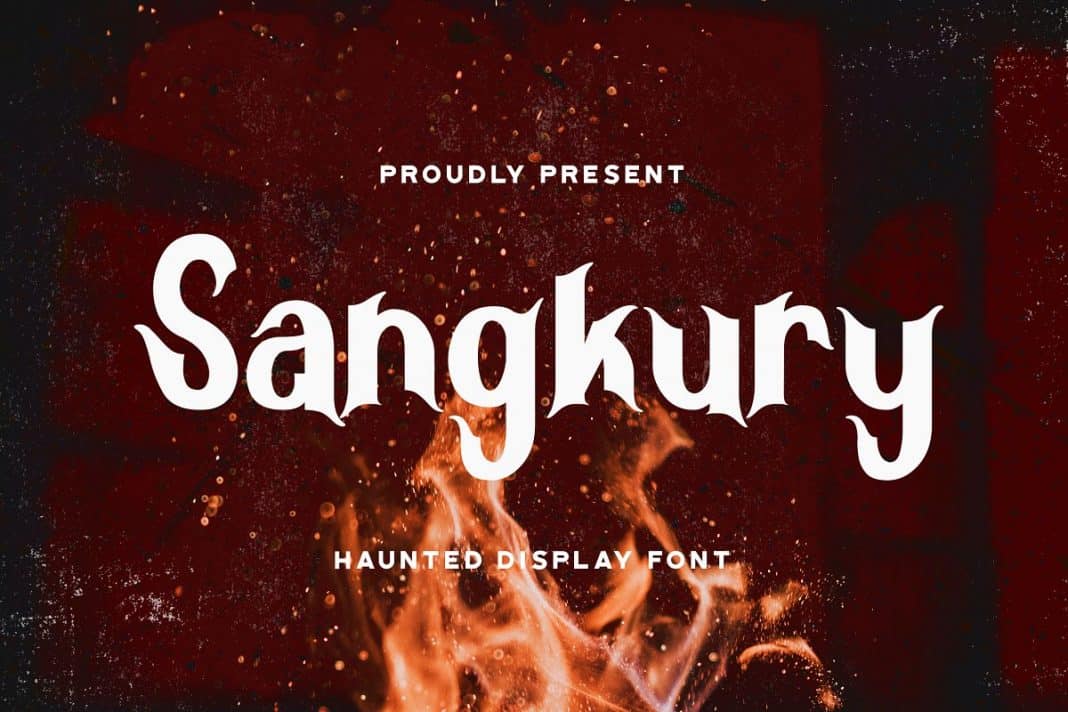Sangkury - Haunted Display Font