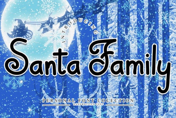 Santa Family Font