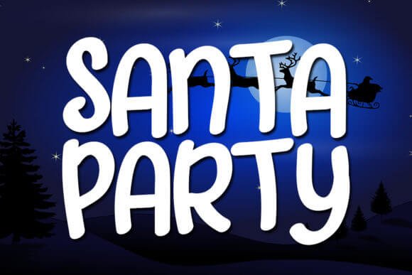 Santa Party Font