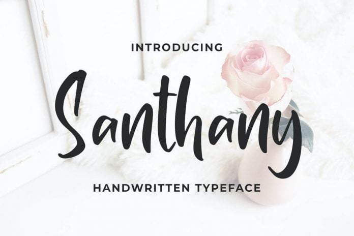 Santhany - Handwritten Typeface
