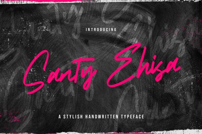 Santy Ehisa - Stylish Script Font