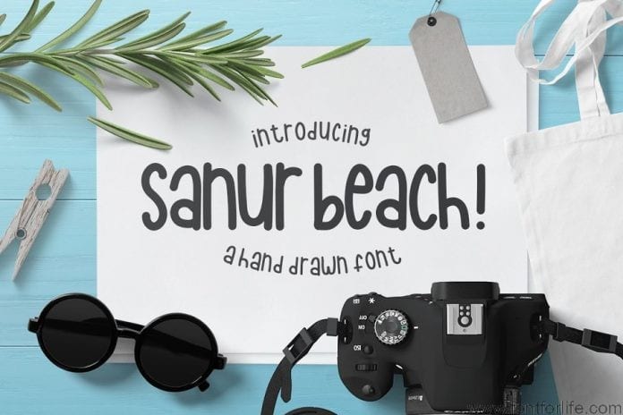 Sanur Beach Font