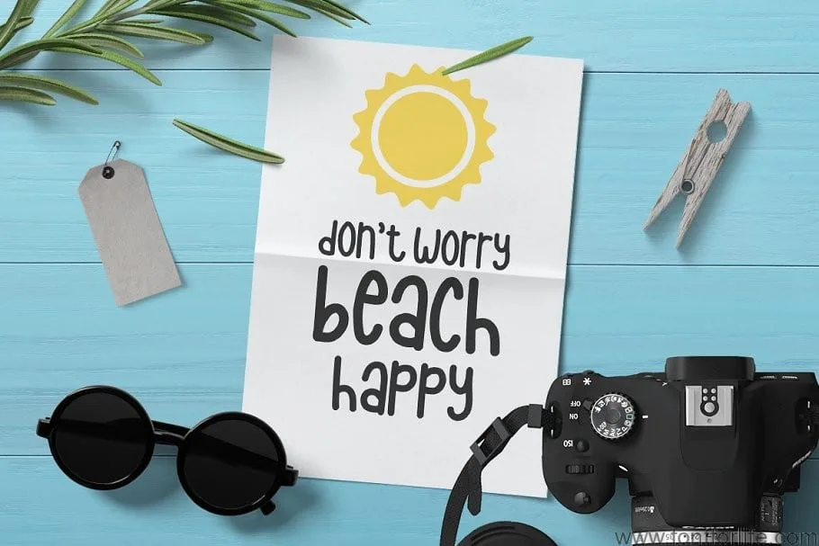 Sanur Beach Font