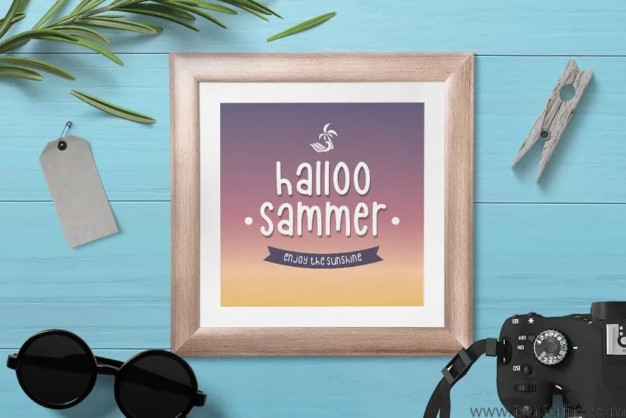 Sanur Beach Font