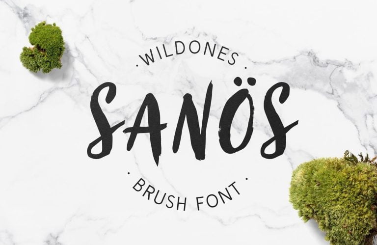Sanös Brush Script Font Free Download