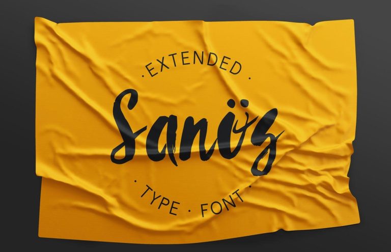 Sanös Extended Script Font Free Download