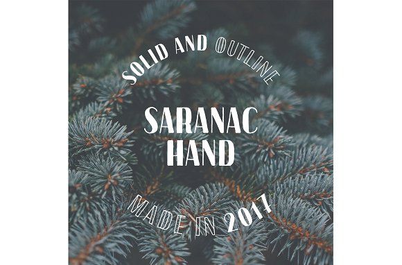 Saranac Hand Font