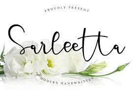 Sarleetta - Modern Handwritten Script Font