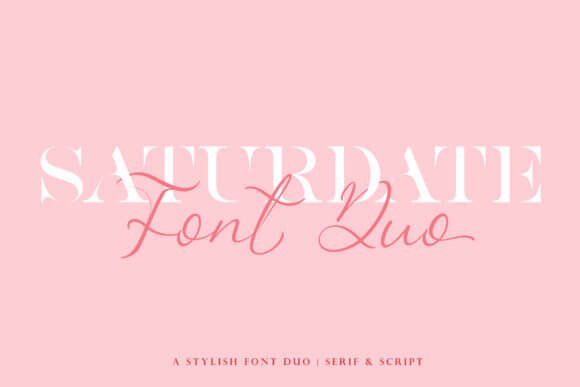 Saturdate Duo Font