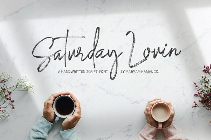 Saturday Lovin SVG Font
