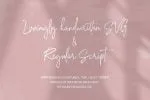 Saturday Lovin SVG Font