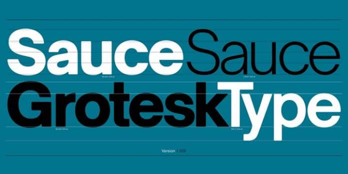 Sauce Grotesk Font Family