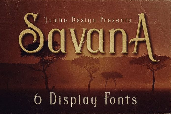 Savana Display Font