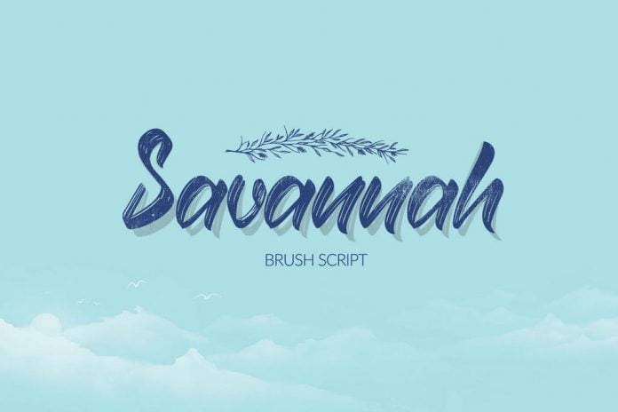 Savannah Brush Script Font