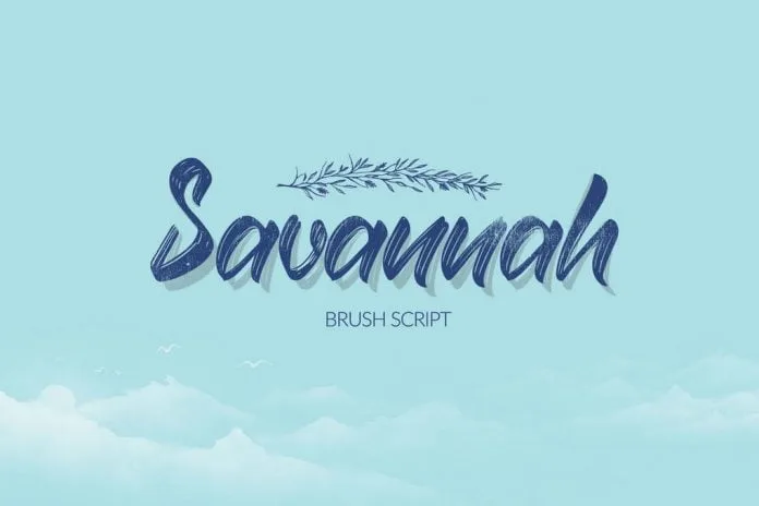 Savannah Brush Script Font