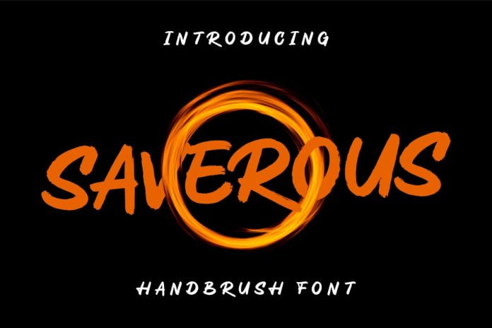 Saverous - Cute & Not really Horror Typeface