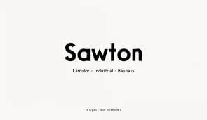 Sawton Font Family