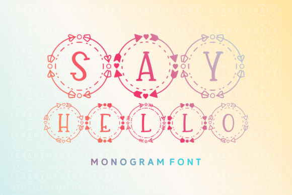 Say Hello Font