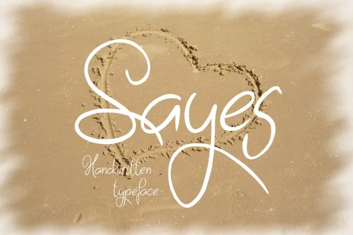 Sayes Font