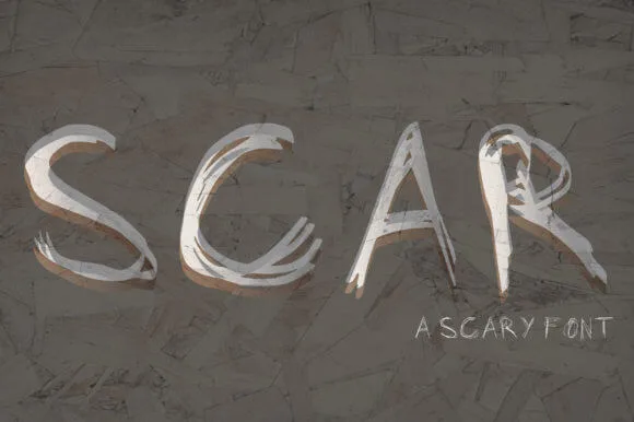 Scar Font