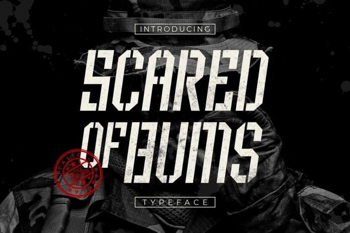 Scared of Bums Typeface Font