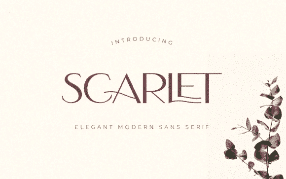Scarlet Font