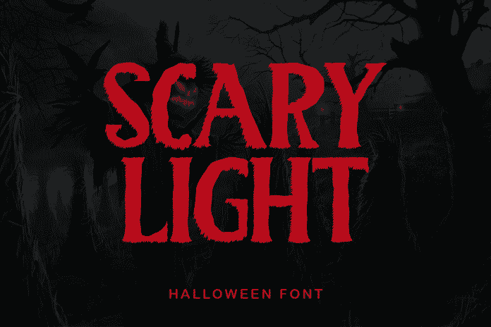 Scary Light Font