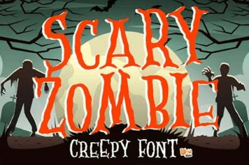 Scary Zombie Font