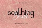 Scathing Brush Font
