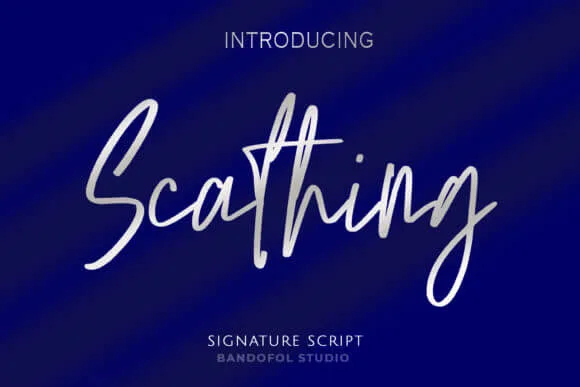 Scathing Font