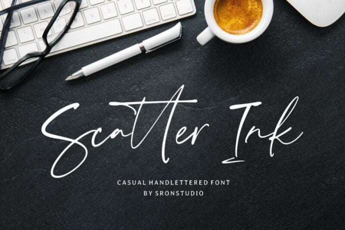 Scatter Ink Font