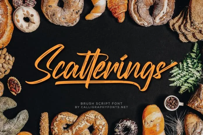 Scatterings Font