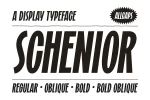 Schenior Font