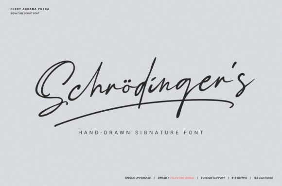 Schrodinger's Font